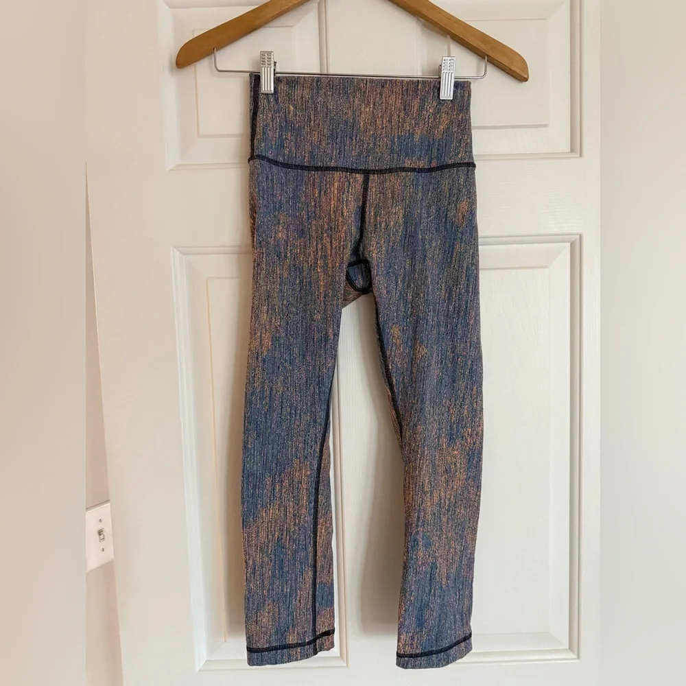 NWOT Lululemon Wunder Under High-Rise 21” Spectral Fusion Luxtreme Jacquard - Picture 3 of 5